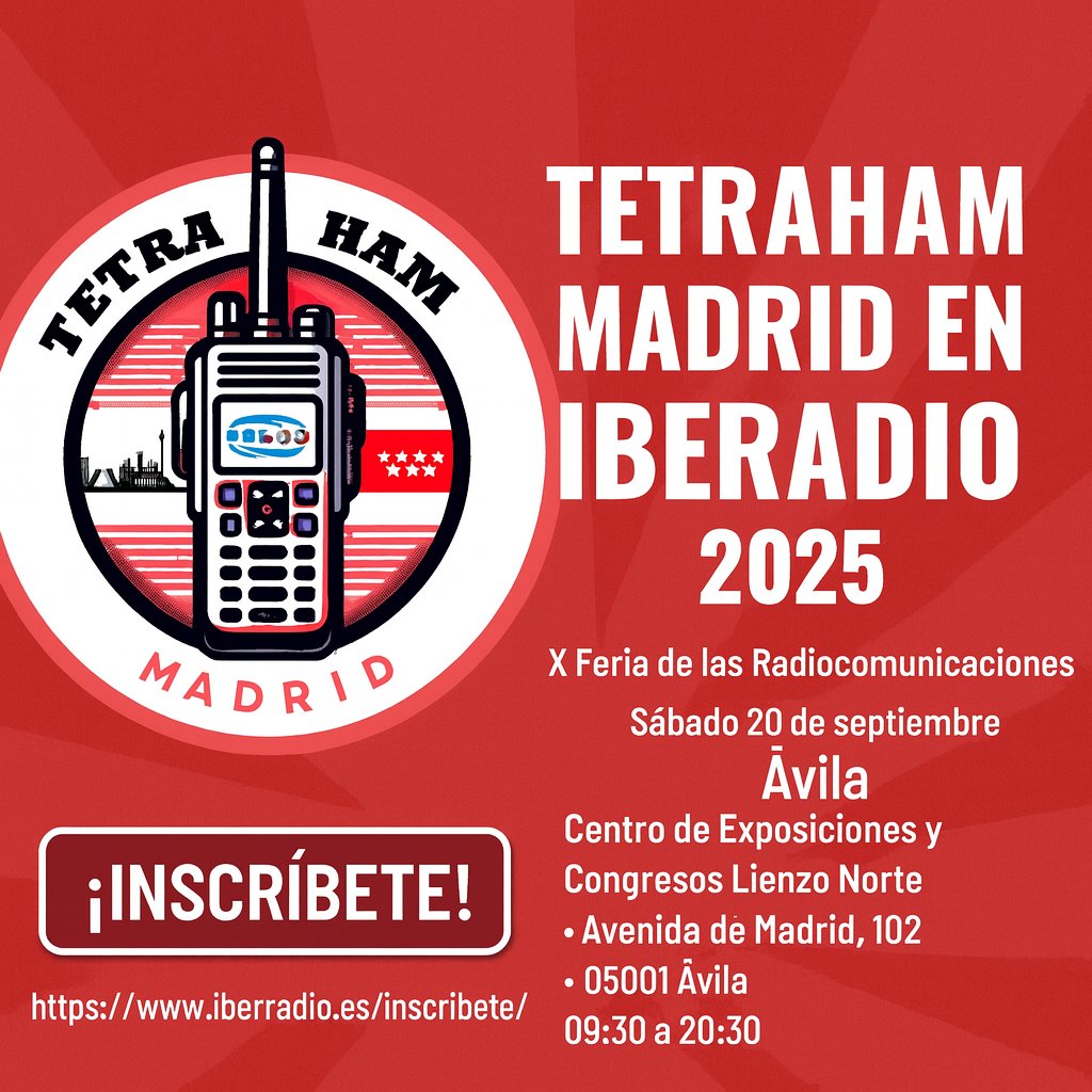 TetraHam Madrid estará presente en IberRadio 2025
